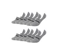 12 Paia Skechers Unisex Footies In Rete Ventilazione Calzini SK44008