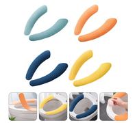 12 Pairs Coprisedile Per Wc Cuscino Tavoletta Morbido Copertine Bagno