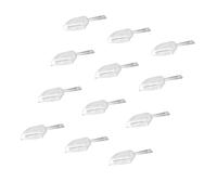 12 palette multiuso per granelli di ghiaccio, sabbia, tè, foglie, frutta secca, utensili da cucina, accessori da gioco per bambini, piccoli misurini per spezie giocattolo