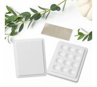 12 Palette per Vernice Ad Acquerello Gouache con Gres Porcellanato con Coperchio