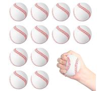 12 palle da baseball in schiuma per allenamento, morbide palline antistress per adolescenti, mini palline da allenamento per sessioni di cattura e battuta