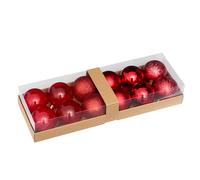 12 palline di Natale decorative, 6 cm, ideali per feste, matrimoni, celebrazioni e come decorazioni per l'albero di Natale.