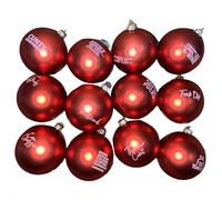 12 palline di Natale, ornamenti divertenti da appendere, ornamenti offensivi per albero, regali di scambio novità per adulti, set di palline di Natale da appendere