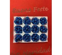 12 palline di Natale vintage anni '70 vetro soffiato grappolo 55099 Comarco