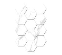 12 pannelli autoadesivi di assorbimento acustico, pannelli acustici esagonali, pannelli in schiuma ad alta densità, isolanti e insonorizzanti, per podcast, salotti, uffici (J)