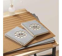 12 pannelli decorativi in cemento grigio, 40 x 60 x 0,27 cm, pannelli decorativi con superficie liscia per progetti fai da te, pannelli decorativi in legno versatili da tagliare e progettare