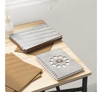 12 pannelli decorativi in legno, 15 x 21 x 0,27 cm, pannelli decorativi in cemento grigio, per progetti creativi, pannelli decorativi moderni con superficie liscia