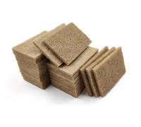 12 panni abrasivi a base vegetale per piatti in buccia di cocco non graffio cuscinetti per strofinare la cucina naturali per pentole e padelle, ecologici, non abrasivi