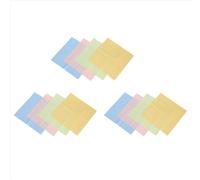 12 panni in microfibra per la pulizia di lenti ottiche, schermi LCD e DVD