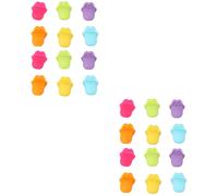 12 Pcs/2sets Segnabicchieri Silicone Pennarelli Per Scrivere in