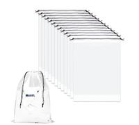 12 Pcs | 40 x 30cm Borsa da Viaggio per Scarpe, Copriscarpe, Borsa a Coulisse Antipolvere per Scarpe, Sacchetti per la Polvere delle Scarpe, Uso Quotidiano e Viaggi