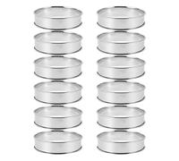 12 Pcs Anelli Di Mousse Per Pasticceria Torta Stampo Rotondo Frittelle