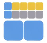 12 Pcs Apri Bottiglia Stappa Bottiglie Sottobicchieri Anti-slip Antiscivolo