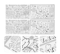 12 Pcs Bambini Che Colorano Sottopiatti Tappeto Per Colorare Plegat