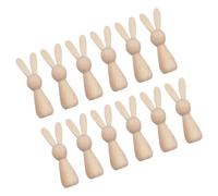 12 Pcs Bambola Graffiti Fai Da Te Decorazione Del Coniglio Di Pasqua