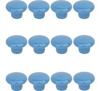 12 pcs Blu Rotonda Maniglia, Pomello Di Ceramica Per Porte Cassetti Ante Armadio Mobili, Armadio Da Cucina Cassetto Mobili Gabinetto Manopole, Marca Creatwls