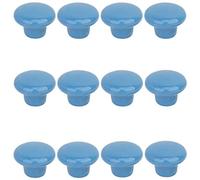 12 pcs Blu Rotonda Maniglia, Pomello Di Ceramica Per Porte Cassetti Ante Armadio Mobili, Armadio Da Cucina Cassetto Mobili Gabinetto Manopole, Marca Creatwls