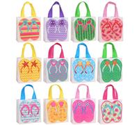 12 Pcs Borsa Per L'anguria in Fenicottero Madre Uomo Borse Bomboniere Hawaiane