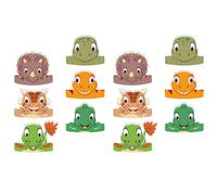 12 Pcs Cappellini Festa Compleanno Decorazioni Dinosauri Da Carta Dinosauro