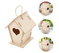 12 Pcs Casetta Per Uccelli Da Esterno Uccellini Appendere Casette Gli Legno