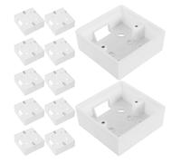 12 Pcs Cassetta Presa Interruttore Copertura Dell'interruttore Bianca