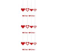 12 Pcs Ciondolo Cuore Decorazione Per Feste Di San Arredamento Del