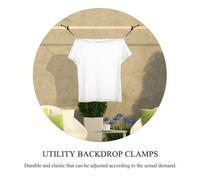 12 Pcs Clips Per Tende Supporto Fondale Fotografico Tenere Lo Sfondo