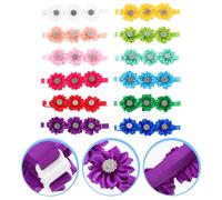 12 Pcs Collare Cane Per Cani Floreale Animali Regolabile