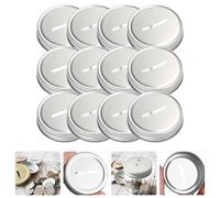 12 Pcs Coperchio Conserve Tappi Barattoli Dei Di Marmellata in Banda Stagnata