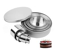 12 PCS Coppapasta Rotondo Acciaio Inox Tagliapasta Aperta Tondo Stampi per Biscotti Formine Coppapasta Tondi Anelli