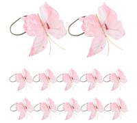 12 Pcs Decorazioni Per Tovaglioli Farfalla Anelli Da Tovagliolo Cena