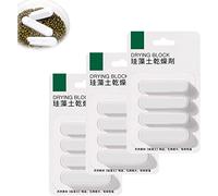 12 Pcs Diatomaceous Earth Drying Strips,Diatomaceous Earth Desiccant Repeated Use Diatomaceous Drying Strip