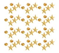 12 Pcs Distintivi A Stella Metallo Valutazione Stelle Decorazioni