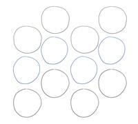 12 Pcs Elastici Per Bidoni Della Spazzatura Clip Di Sicurezza Sacco