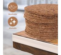 12 PCS Feltro Per Nidificazione Uccelli Ciotola Nido Piccione Stuoia Accessorio