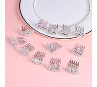 12 Pcs Fermagli Per Capelli Bambina Accessori Pettine Con Strass Ragazze