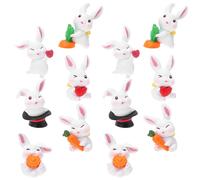 12 Pcs Figurine Per La Decorazione Della Casa Mini Animali Resina
