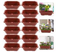 12 Pcs Fioriera Decorativa Da Esterno Vaso in Plastica Graziosi Vasi Per Piante