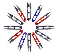 12 Pcs Forbici a Molla, Forbici da Cucito Piccole, Forbici Filo Cucito, Forbici Cucito Set per Taglio Ricamo a Punto, Progetti Fai da Te, Lenza, Tessuto, Filo, Piccole Piante(Multicolore)