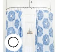 12 Pcs Ganci Doccia Anelli Di Tende Per La Casa in Metallo