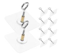12 Pcs Ganci Soffitto Adesivi Gancio Per Montaggio Senza Trapano
