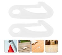 12 Pcs Gancio Molla Per Clip Asta Bandiera Portabandiera Bandiere Scatto Aste
