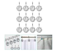 12 Pcs Gancio Per Doccia Anelli Decorativi Tende Di Fissaggio