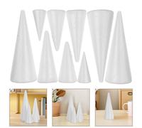 12 PCS Lavoretti Di Natale Per Dell'albero Forma Cono Schiuma Forme Fai Da Te