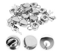 12 Pcs Lucchetto Di Sicurezza Piccoli Lucchetti Serratura Del Cuore Lock Forma