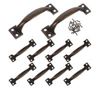 12 Pcs Maniglie Per Armadio Maniglia Della Porta in Metallo Cassetti Rustiche