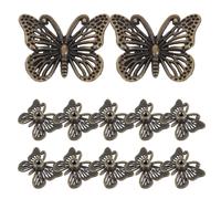 12 Pcs Maniglie Per Porte Farfalla Pomelli Comò in Stile Vintage