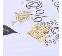 12 Pcs Mini Cerniera Gabinetto Cerniere Per Porte Mobili Case Delle Bambole