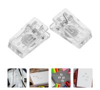 12 Pcs Mollette Trasparenti Clip Porta Carta D'identità Per Badge in Plastica