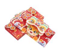 12 PCS Pacchetto Rosso Cinese Buste Decorative Rosse Per Il Capodanno Lunare